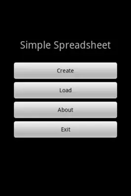 Simple Spreadsheet (free/ads) android App screenshot 1